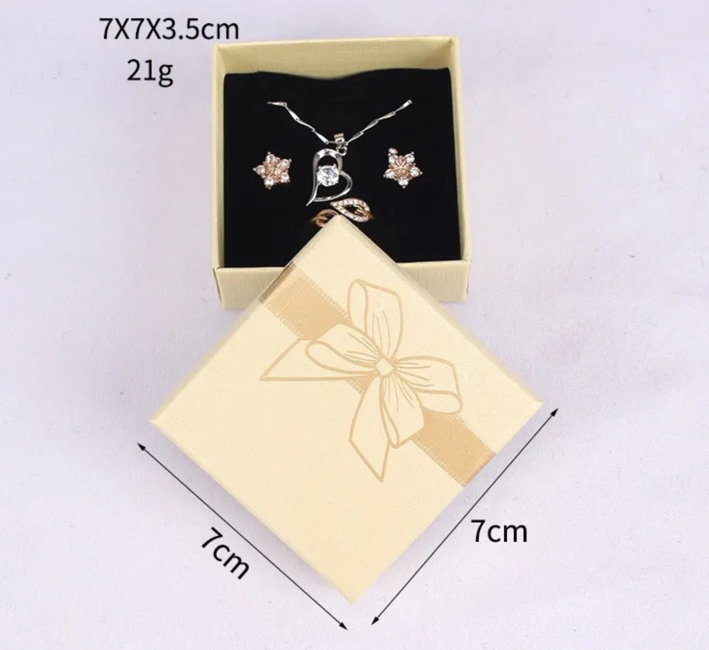 Butterfly Knot Jewelry Box with Custom Logo Design | Multi-Color Packaging for Bracelets, Earrings & Necklaces